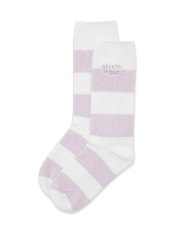 [ジェラート ピケ] スムーズィー2ボーダーソックス PWGS254528 レディース