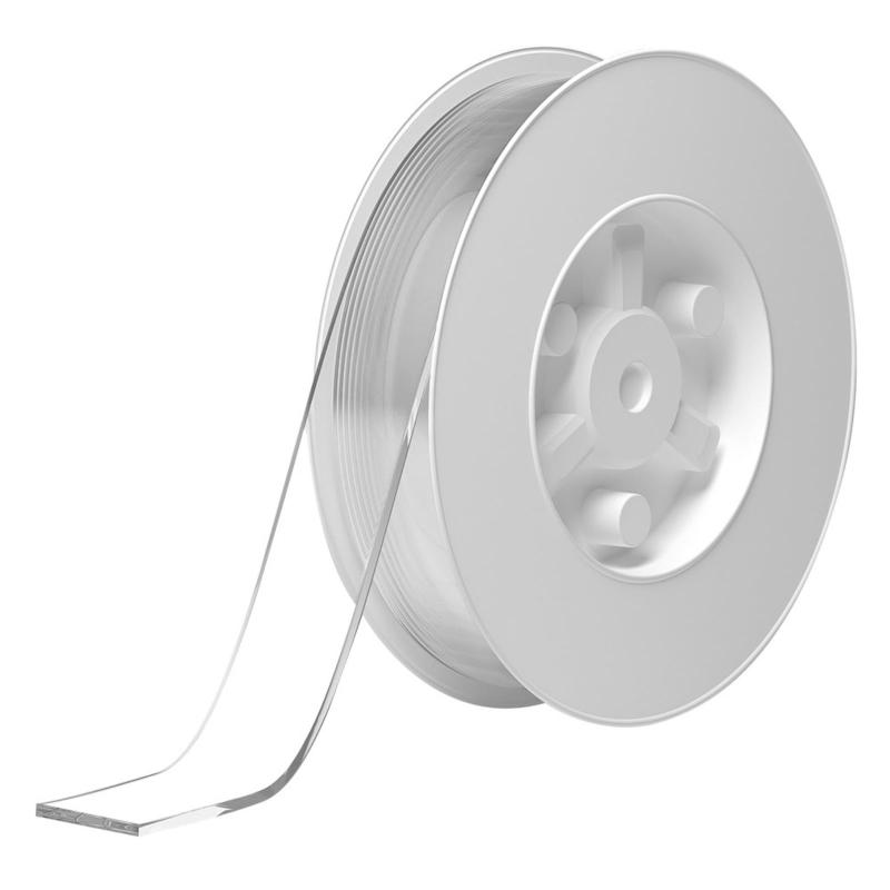 超強力 両面テープ 魔法テープ のり残らず 防塵ケース付き 水洗い 繰り返し はがせる 粘着テープ 透明 ..