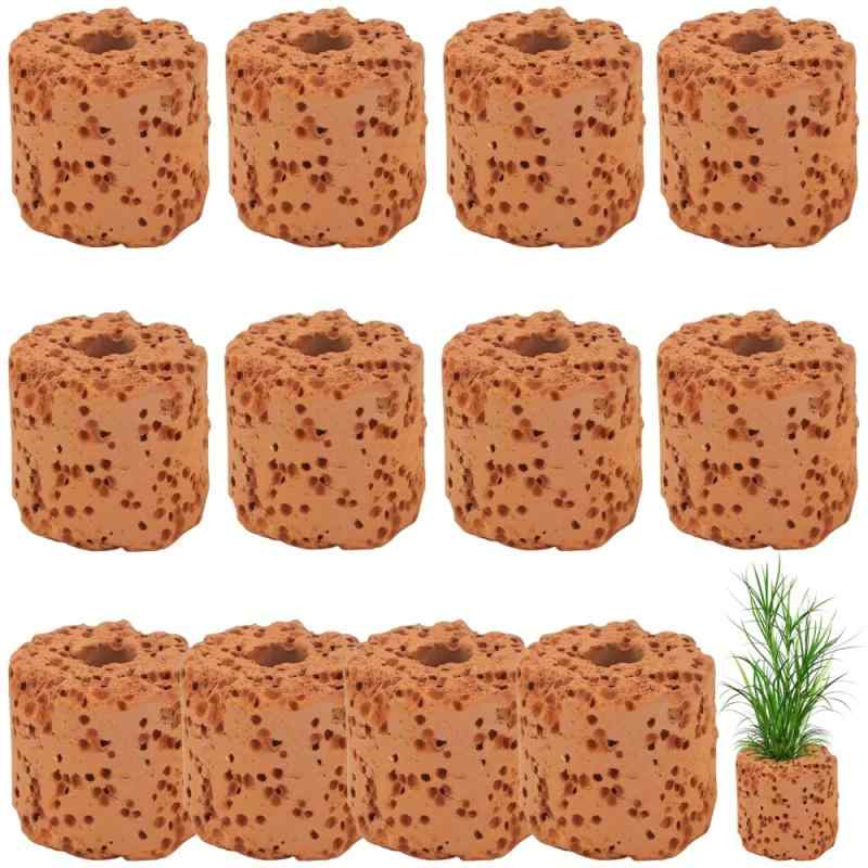 水槽用 水草固定リング 水族館植物アンカー 12個セット 水生植物固定リング プランターリングツール 中..