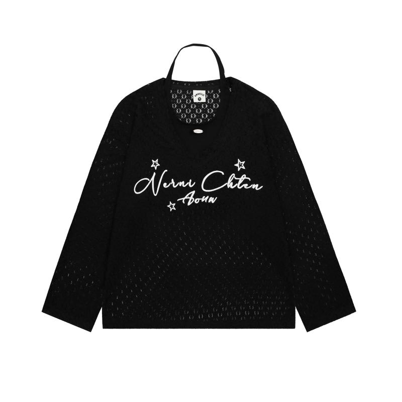 Camisoles - Tシャツ 女性用 春夏 掛けネック 背心 切り替え 長袖 トップス セット 綿素材 接触冷感 吸湿速乾 防晒 軽量 伸縮性 インナー 普段使い 杏色 ブラック ホワイト ビッグシルエット 丸首 袖なし 短袖 長袖 ポロ襟 プリント柄 カジュアル ストリー