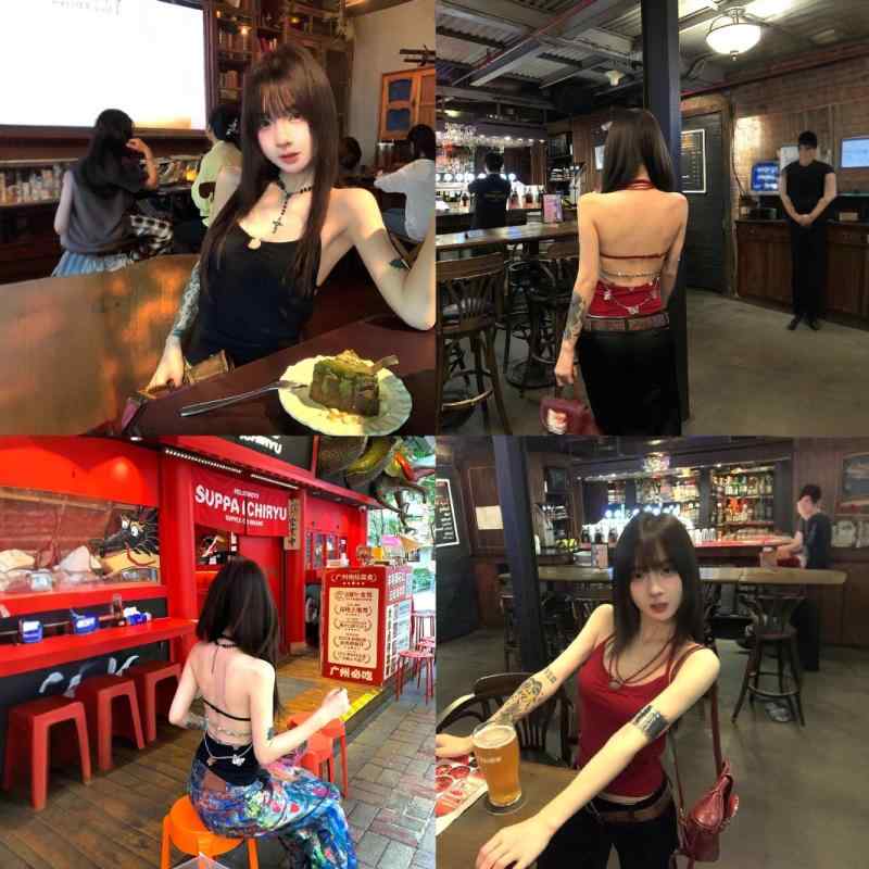 ・スタイル: セクシー・カラー展開: ブラック、赤・サイズ展開: S、M、L、XL・主な素材: 綿80-90%・素材2: 氨纶30%以下・袖丈: ハルタネック・フィット感: スリムフィット・柄: 無地・人気要素: メタル装飾・伸縮性: やや伸縮・対象年齢: 成人・対象性別: 女性