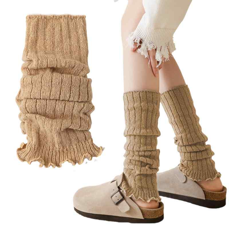 [NazyJnn] ルーズソックス レディース 秋冬 レッグウォーマー風 あったか 厚手 ゆる可愛い 2WAY 美脚 靴下 防寒 おしゃれ 室内 室外