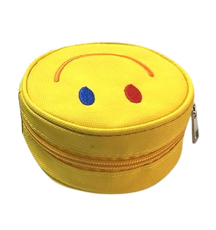 [エムシング] ゴルフボールケース 小物入れ ボール入れ ゴルフ ボールポーチ かわいい プレゼント ニコちゃん