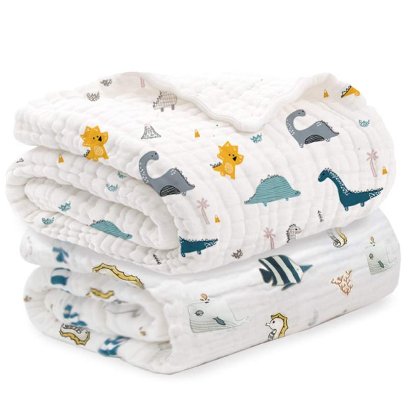 LILY CUPS 6重 ガーゼケット トドラーケット 保育園 ベビー タオルケットお昼寝 ベビー 赤ちゃん 出産..