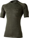 EVEN RIVER(イーブンリバー) アイスコンプレッション スーパーエアーシャツ(半袖) 春夏用 シャドーカモグリーン GTB05 80