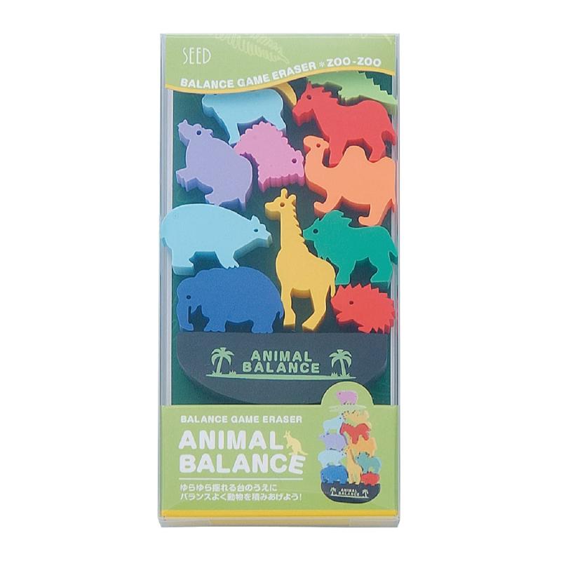 シード 消しゴム アニマルバランス 動物園