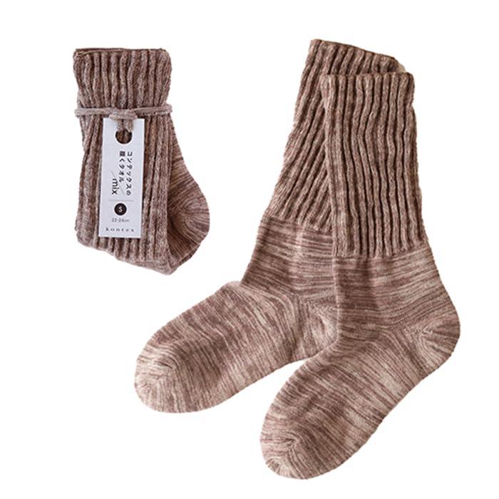 [kontex] コンテックス 履くタオル コットンの靴下 MIX 今治 日本製 国産 ソックス コットンソックス 靴下