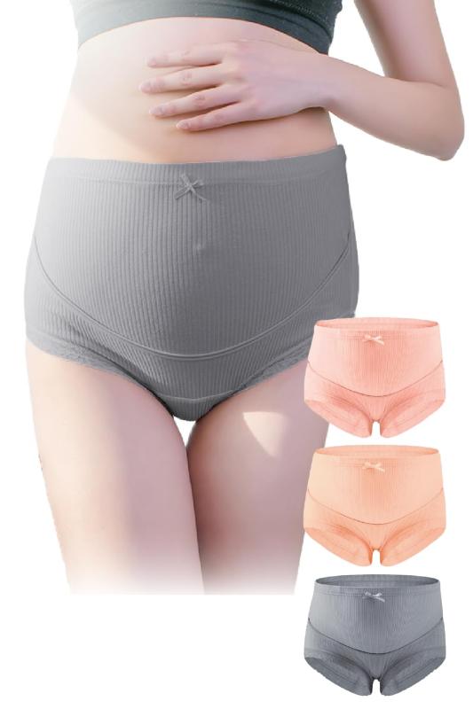 [Lino Ulu] 3枚セットxママの声から生まれたマタニティショーツ【冷えやクーラー対策にxクロッチ部分綿100％xサイズ変化に対応xお腹すっぽり包み込む】 マタニティショーツ 下着 妊婦下 2