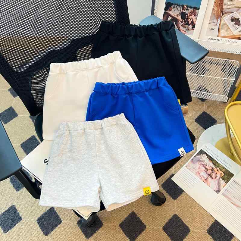 キッズ 男の子 短パン 夏用 綿 接触冷感 吸湿速乾 軽量 柔らかい 伸縮性 ユニセックス 子供服 ベビー 男児 部屋着 運動用 普段使い 家着 カジュアル カードプリント 花柄 プリント インナー トップス ボトムス 中腰 ゴム腰 ホワイト グレー ブ