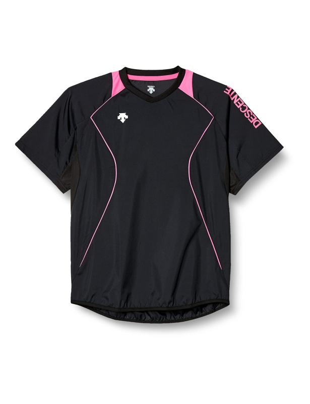 [デサント] 半袖ピステ バレーボール ピステ ウインドブレーカー プラクティス 練習 部活 チーム 防風 定番 男女兼用 メンズ レディース ジュニア対応