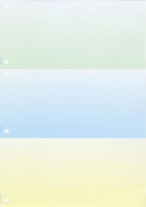 ミシン目入り用紙：A4 3分割／マイクロミシン目・ファイル穴 国産 上質 普通紙 トヨシコー