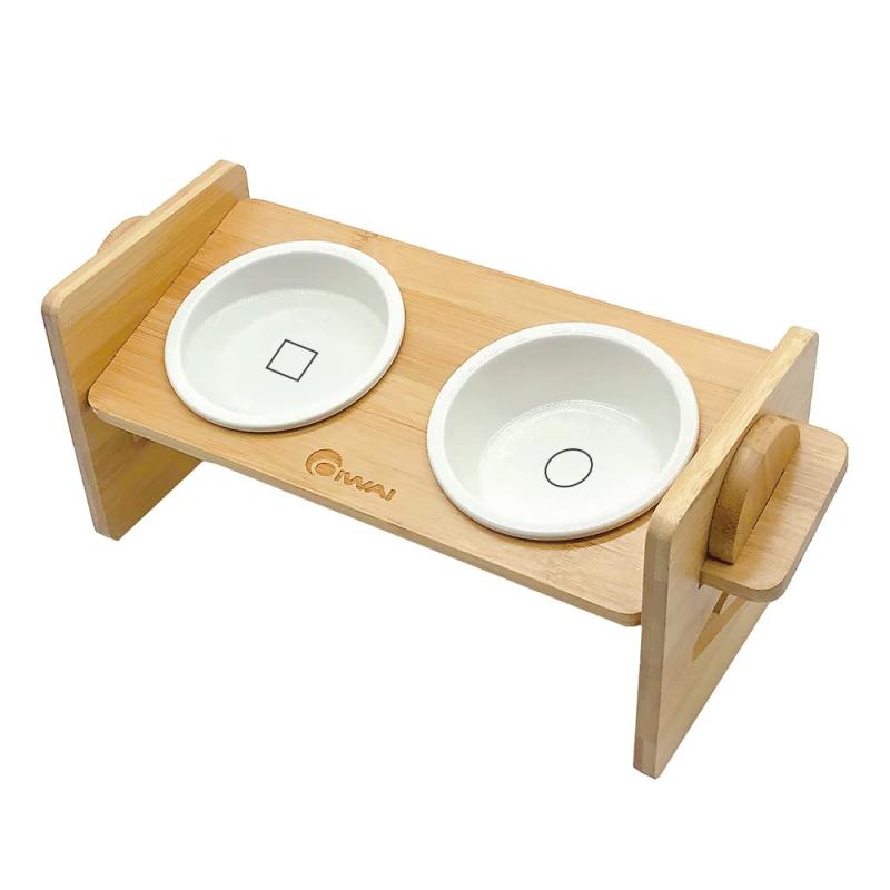 猫エサ台 猫食器 犬食器 ペットの食器 ペット 食器スタンド フードボウル 水ボウル 犬,猫用 セラミック..