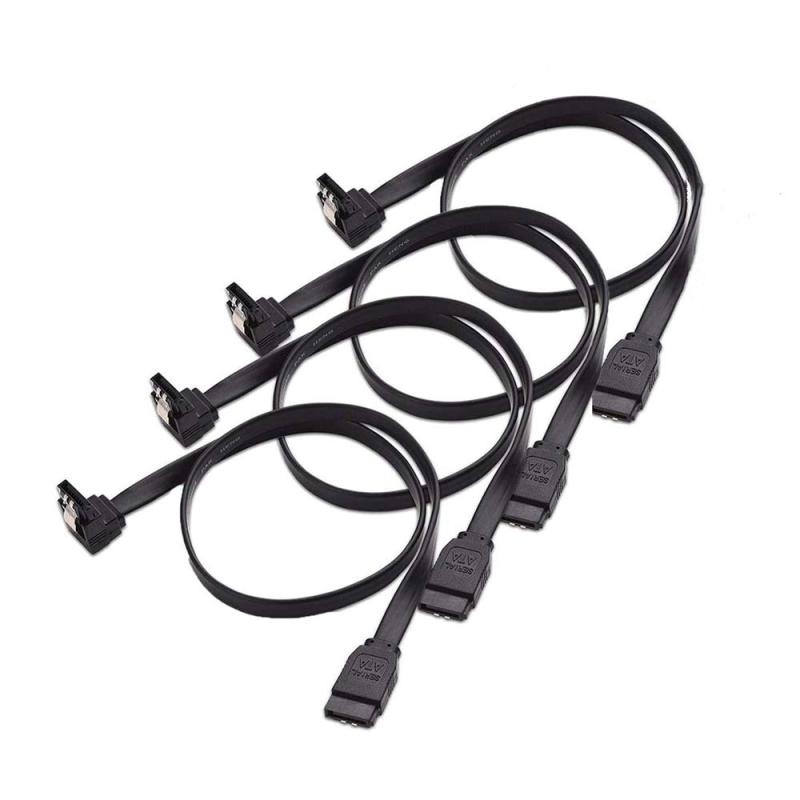 SATAケーブル L型 Sata3 シリアルATA3ケーブル SASケーブル高速 6Gbps対応 HDD、SSD、CDデータケーブル..