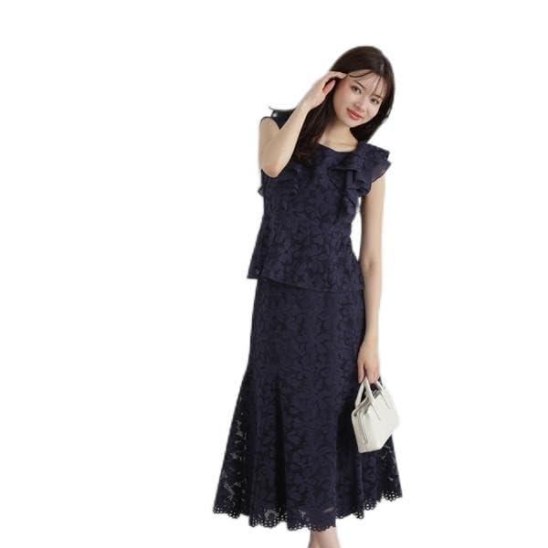 [プロポーションボディドレッシング] スカート メッシュレースマーメイドスカート レディース 121-5120402