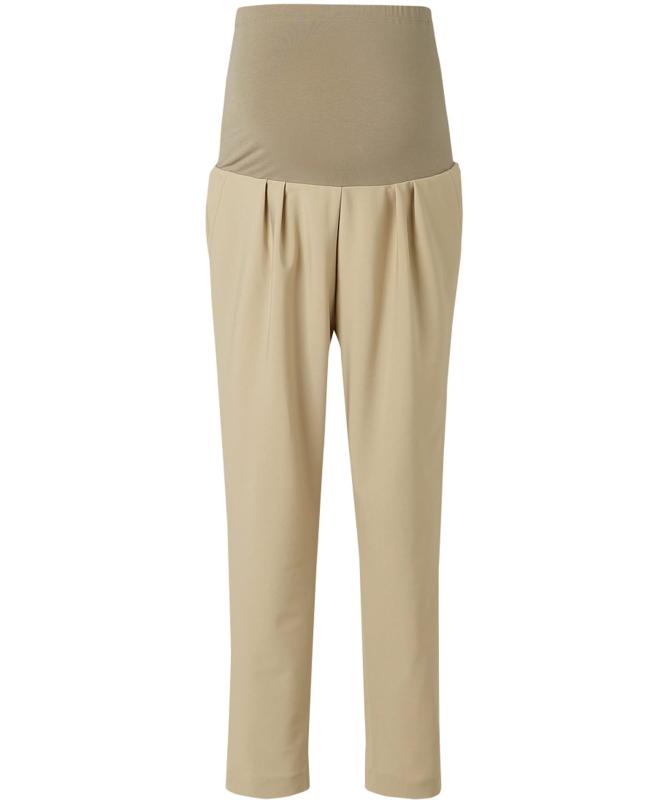 [ワコールマタニティ] マタニティパンツ 【産前・産後兼用】 タックテーパードパンツ ラクなはきごこち タンブル乾燥可 クロップド丈 9分丈 MXY101 レディース