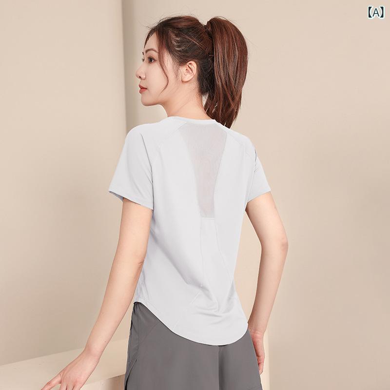 レディース ヨガ服 セット トップス ショーツ ロングパンツ ランニング フィットネス ジム 速乾 伸縮性 スリムフィット 夏 春夏 白色 ライトブルー ピンク グリーン グレー ブラック パープル ポリエステル アウトドア 室内運動 青年向け 軽量 通