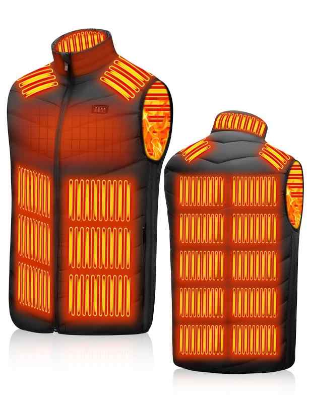 [TODWARM] 電熱ベスト 26‌箇所発熱 USB/DC給電 メンズ 暖房服 2025全新 急速発熱 3段階温度 防寒服 男女兼用 4区独立制御 ヒーターベスト 户外作業 ゴルフ アウトドア 発熱服 洗濯機可 プレゼント