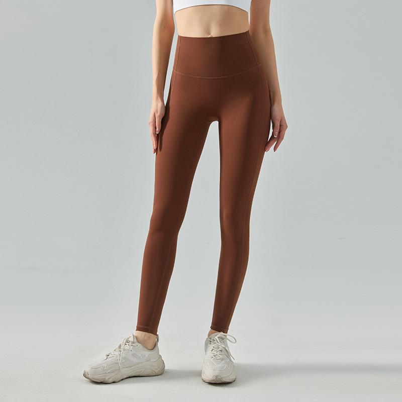 レディース ヨガパンツ 女性用 ハイウエスト 長ズボン 収腹 タイトフィット ストレッチ 透気性 吸湿速乾 ナイロン スパンデックス 接触冷感 フィットネスウェア ランニング ワークアウト 室内外 ピュアカラー ブラック グレー ネイビー グリーン カー