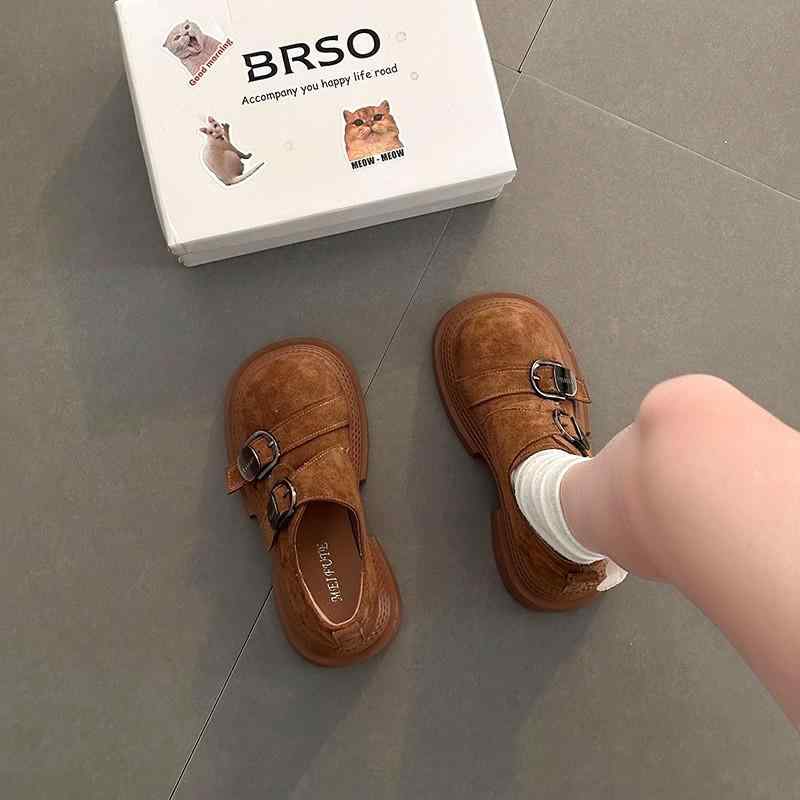 レディース ローファー 厚底 防水台 丸トゥ 復古 ローカット 粗ヒール ビジネスカジュアル 日常使い PU素材 純色 ブラック グレー イエロー ブラウン 春夏秋 軽量 伸縮性 吸湿速乾 低反発クッション 汎用 セットオン ゴム底 セットフット 黒 灰