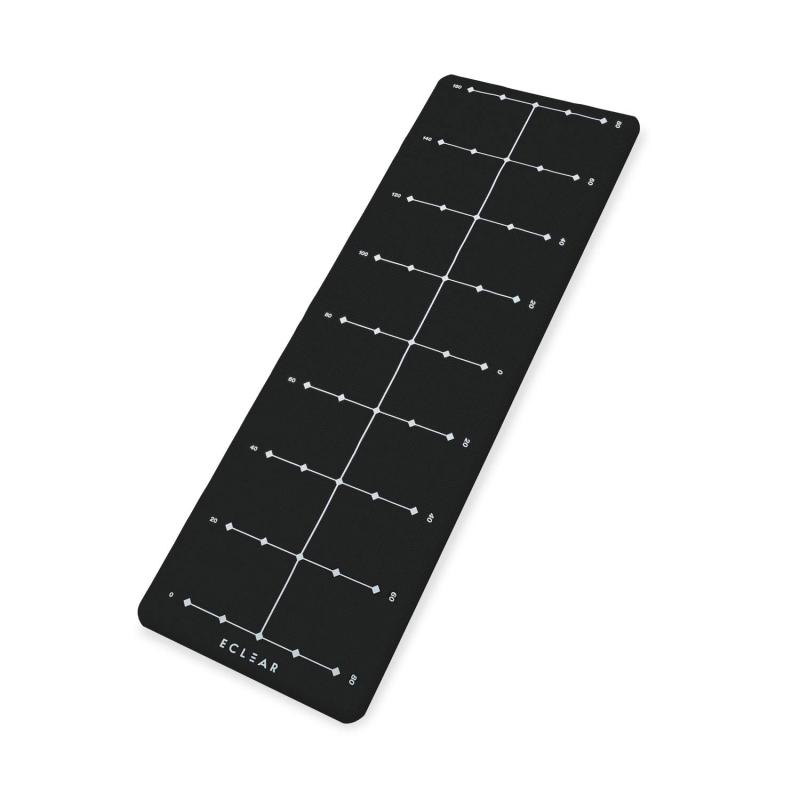 エレコム トレーニングバンドマット マット厚 4mm A4サイズに折り畳可能 ブラック HCF-YMF04BK