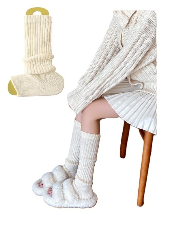 [DearJapan] レッグウォーマー レディース じんわり 温活 リブニット メンズ ヨガ 足首 あたため 冷え性 ルーズソックス [並行輸入品]