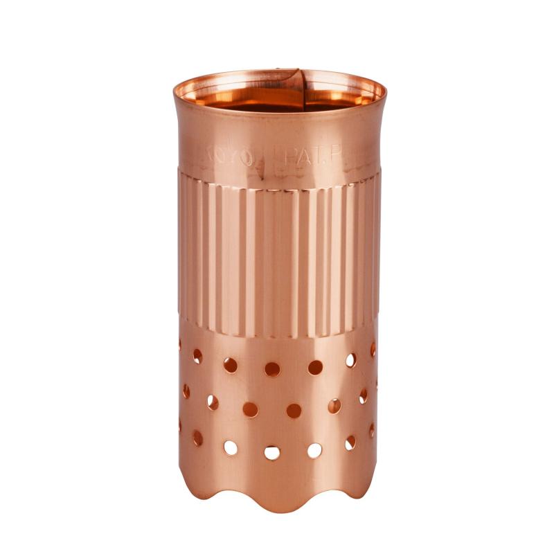 御仏壇用(中)花喜銅 佐野機工 花瓶に入れるだけ 水のヌメリ臭いを抑制 ギフト・贈答に最適