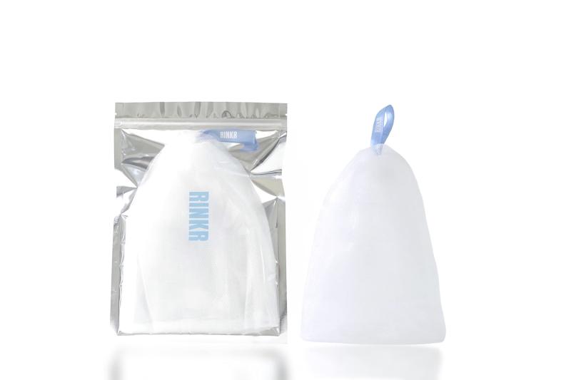 RINKR(リンカー) スキンディライト 泡立てネット 洗顔ネット 濃密泡 洗顔用 ボディ用 日本製