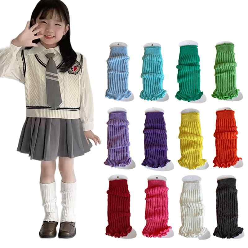 [Lettyhe] 女の子 レッグウォーマー カラフル 2枚セット キッズ ネオンカラー ベビー ルーズソックス ..