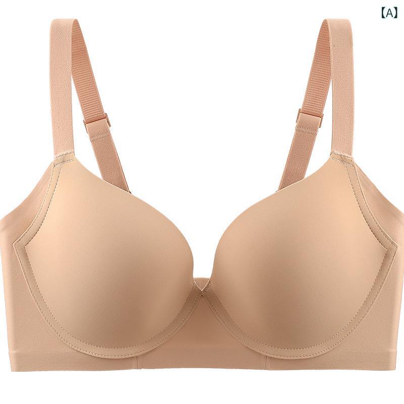 レディース ブラジャー 大胸対応 超薄型 無痕 副乳収集 防下垂 調整型 脇肉寄せ 上托 フルカップ 薄型カップ 固定肩ストラップ 後ろ4段フック 肌色 ブラック ピンク系 ベージュ ナイロン ストレッチ ソフトワイヤー 秋冬 快適 伸縮性 高級感 自然