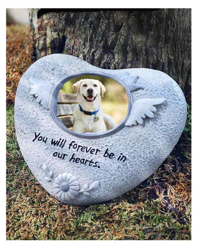 ペット墓石 ペット お墓ペットメモリアグッズ 犬 お墓 墓石 ペット 仏壇写真入れ 樹脂製 ペット墓標 仏..