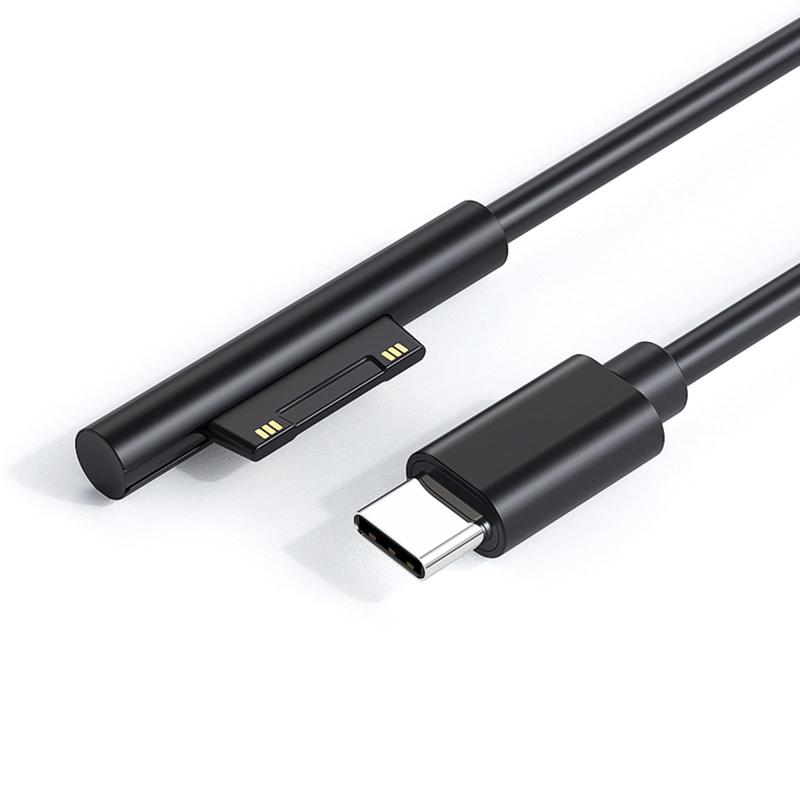 1.5M Surface to Type-C PD ��®���ť����֥� Surface Connect�ݡ��Ȥ�45w15v�ʾ��PD�����ץ���ɬ�� �����Ѥ�Type-c Surface�Ÿ��ۿ�����³���ޤ���Microsoft Surface Pro 3/