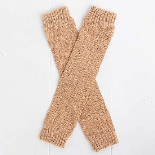 Y-1267 pompkins BABY オーガニックコットン100％ 縄編みローゲージレッグウォーマー 日本製