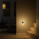 SOAIY ナイトライト 明暗センサーライト 明るさ調節可 コンセント 室内 ワイヤレス 小型 廊下 階段 寝室 2個セット (電球色)