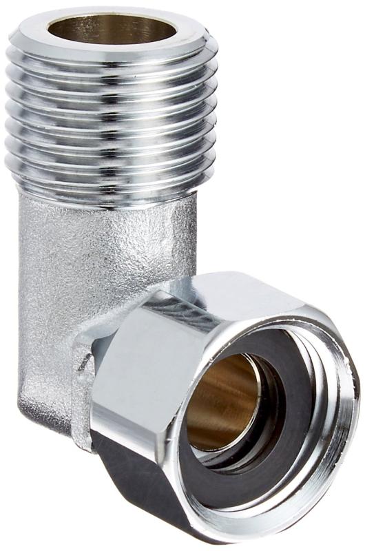 SANEI(サンエイ) 配管部品 ナット付ベンリーカンエルボ 小曲り 袋ナット回転式 G1/2 T2041-13