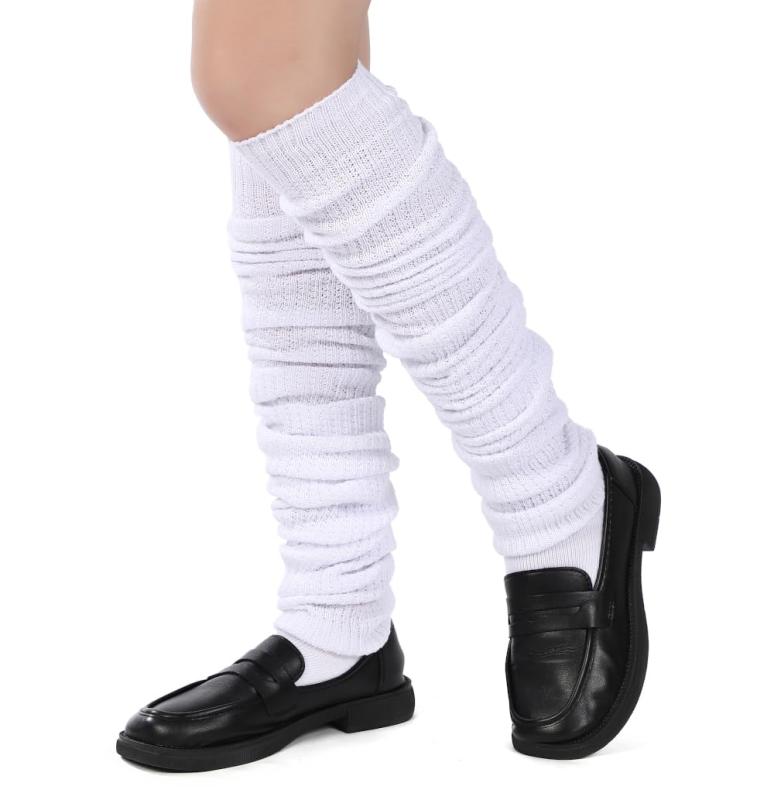 [SSKRYL] ルーズソックス レッグウォーマースクールソックス 制服 学生 女子 通学 仮装 コスプレ 定番