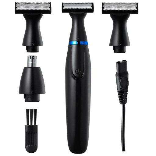 MEN'Sクリア 電動マルチボディシェーバー 充電式 コードレス 全身剃り 鼻毛切り 鼻毛カッターヘッド付属 メンズクリア 防水 替え刃付き 深剃り 剃り負け防止 MEN'Sクリア 電動マルチボディシェーバー 充電式 コードレス 全身剃り 鼻毛切り 鼻毛カッターヘッド付属 メンズクリア 防水 替え刃付き 深剃り 剃り負け防止