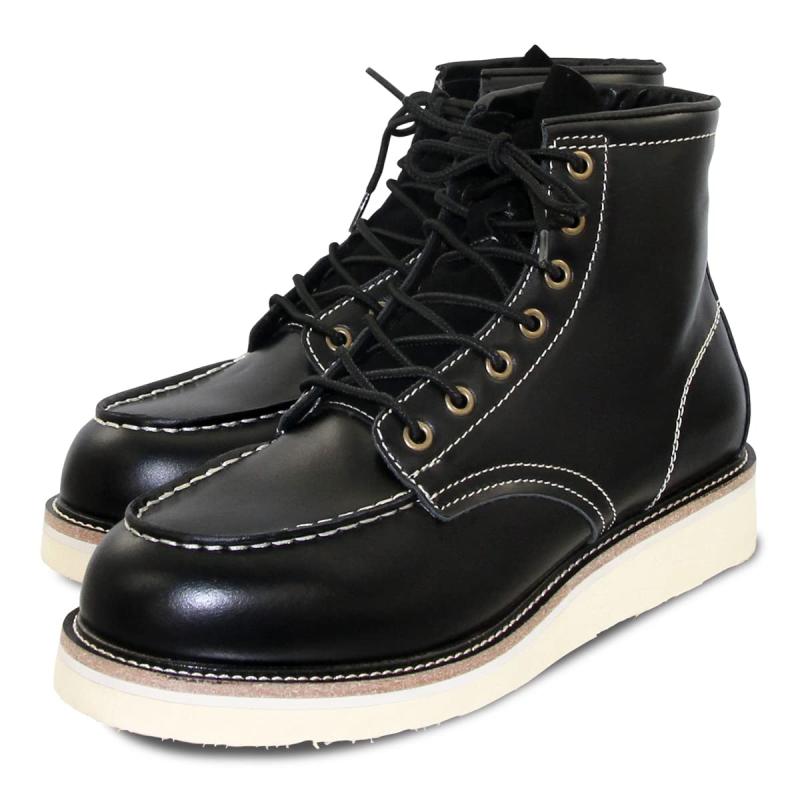 [God & Bless] ゴッド＆ブレス ワークブーツ メンズ 本革 モック アーチサポートインソール付き ワーク アメカジ GB-8810