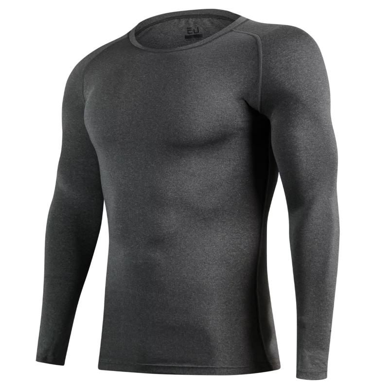 [Barifall] コンプレッションウェア メンズ 長袖 アンダーシャツ パワーストレッチ スポーツインナー [吸汗 速乾 通気 ]