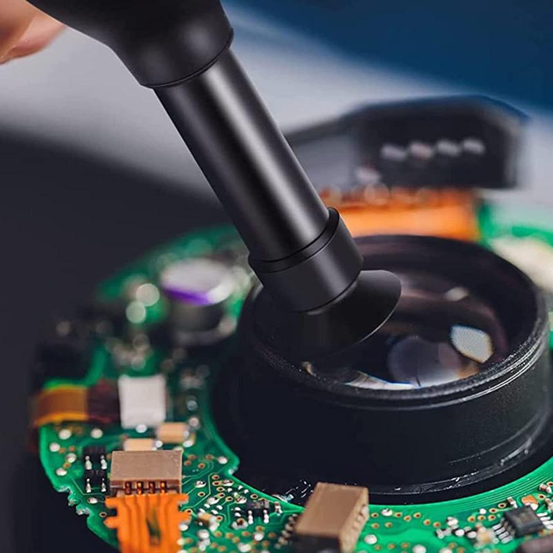 JeeSoarToFar レンズサッカーキット8-in-1 7つの交換可能な吸引カップ付き強力な吸引手動真空吸引ペンレンズプーラーレンズ修理やクリーニング、時計、電子部品に使用できます。