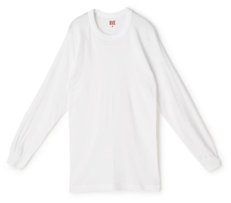 [ビー・ブイ・ディ] アンダーシャツ 2枚組 NEW STANDARD ニュースタンダード 綿100％ あったか裏起毛 フライス編み メンズ