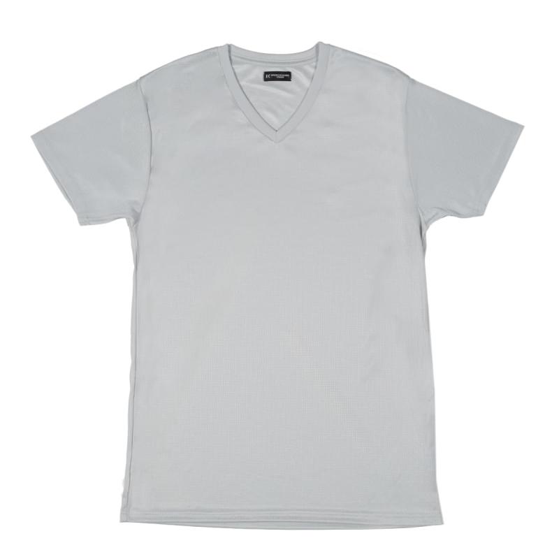 [アツギ] メンズインナー[HIROKO KOSHINO] 程よいハリ感でスポーツにも 乾きが早い 半袖V首シャツ M10061メンズ