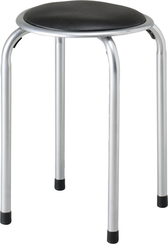 パール金属 椅子 イス チェア パイプイス 積み重ね ブラック N-7873