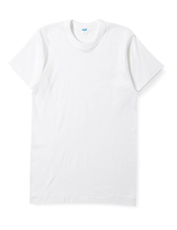 [キャロン] アンダーシャツ 半袖丸首インナーシャツ 綿100％ 日本製 エコテックス規格100認定 メンズ