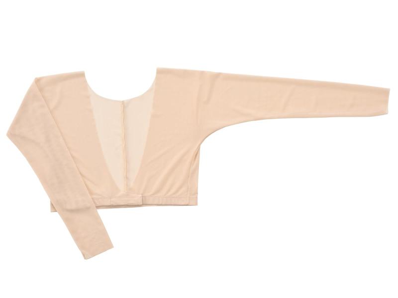 [Hugge HULA] アームシェイプインナー ボレロタイプ フラダンス コスプレ ドレス 衣装用 肌色 ボディファンデーション アロアリュクス