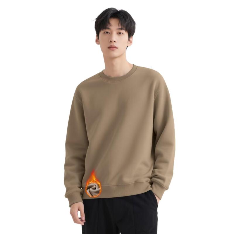 [Sillictor] トレーナー メンズ 裏起毛 スウェット ロングスリーブ Tシャツ リブ袖 綿100% ゆったり 丸胴仕様 男女兼用 長袖 スウェットシャツ