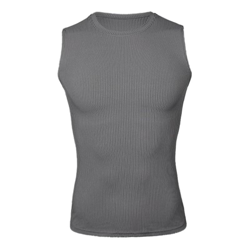 [HedingRed] ノースリーブ メンズ スポーツインナー 袖なし コンプレッション タンクトップ トレーニングウェア フィトネス アンダーシャツ 通気 速乾