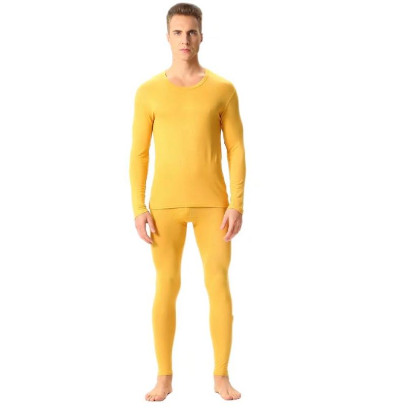 [Tenflow] メンズインナー 上下セット アンダーウェア インナーウェア 2点セット 肌着 長袖Tシャツ レ..