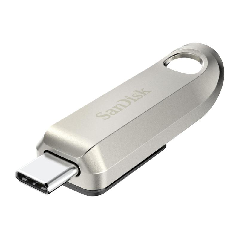 SanDisk ウルトララックス USB Type-Cフラッシュドライブ。