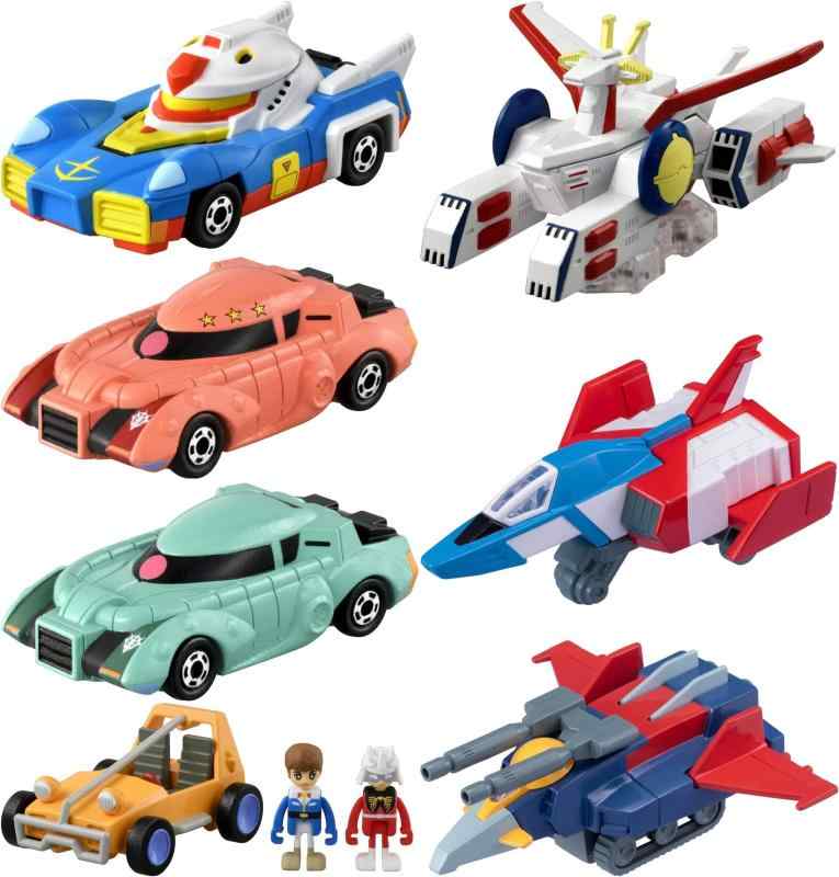 【7点セット】ドリームトミカ ＆ トミカプレミアム unlimited 機動戦士ガンダム (ガンダム シャア専用..