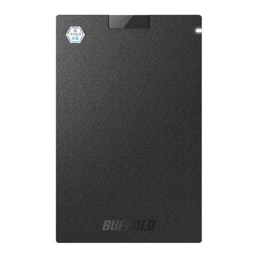 バッファロー SSD-PGVB2.0U3-B USB 3.2 (Gen 1) 対応 抗ウイルス・抗菌対応 SSD 2TB バッファロー SSD-PGVB2.0U3-B USB 3.2 (Gen 1) 対応 抗ウイルス・抗菌対応 SSD 2TB
